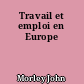 Travail et emploi en Europe