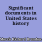 Significant documents in United States history