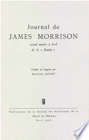 Journal de James Morrison, second maître à bord de la Bounty