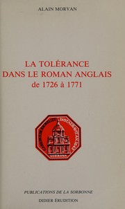 La tolérance dans le roman anglais de 1726 à 1771