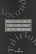 Metal-insulator transitions