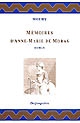Mémoires d'Anne-Marie de Moras