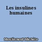 Les insulines humaines
