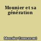 Mounier et sa génération