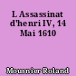 L Assassinat d'henri IV, 14 Mai 1610
