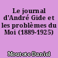 Le journal d'André Gide et les problèmes du Moi (1889-1925)