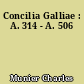 Concilia Galliae : A. 314 - A. 506
