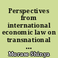 Perspectives from international economic law on transnational environmental issues