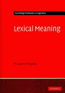 Lexical meaning