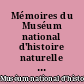 Mémoires du Muséum national d'histoire naturelle : Série A : Zoologie