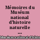 Mémoires du Muséum national d'histoire naturelle : Série C : Sciences de la terre