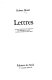 Lettres : [1901-1942]