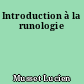 Introduction à la runologie