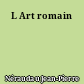 L Art romain