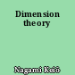 Dimension theory