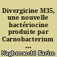 Divergicine M35, une nouvelle bactériocine produite par Carnobacterium divergens M35 : caractérisation moléculaire du mécanisme d'action anti-microbien et du phénomène de résistance