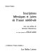 Inscriptions hébraïques et juives de France médiévale