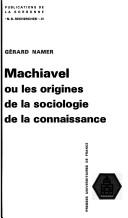 Machiavel ou les origines de la sociologie de la connaissance