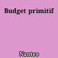 Budget primitif