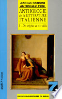 Anthologie de la littérature italienne : 1 : Des origines au XVe siècle
