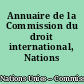 Annuaire de la Commission du droit international, Nations Unies