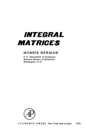 Integral matrices