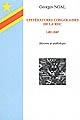 Littératures congolaises de la RDC : 1482-2007 : histoire et anthologie