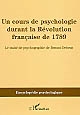 Un cours de psychologie durant la Révolution française de 1789