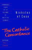 The 	Catholic concordance