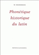 Précis de phonétique historique du latin