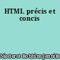 HTML précis et concis