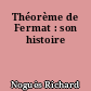 Théorème de Fermat : son histoire