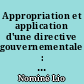 Appropriation et application d'une directive gouvernementale : Le cas de l'Observatoire Régional de l'Emploi Territorial des Pays de la Loire