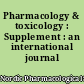 Pharmacology & toxicology : Supplement : an international journal