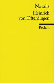 Heinrich von Ofterdingen : Ein roman