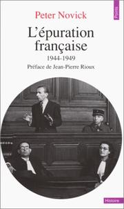 L'épuration française : 1944-1949