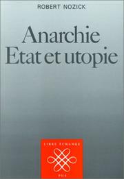 Anarchie, État et utopie