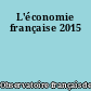 L'économie française 2015