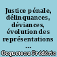 Justice pénale, délinquances, déviances, évolution des représentations dans la société française