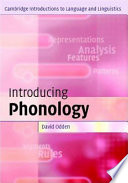Introducing phonology