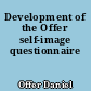 Development of the Offer self-image questionnaire