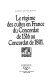 Le Régime des cultes en France du Concordat de 1516 au Concordat de 1801