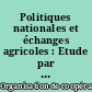 Politiques nationales et échanges agricoles : Etude par pays, Islande