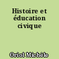 Histoire et éducation civique