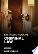 Smith and Hogan's criminal law