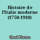 Histoire de l'Italie moderne (1750-1910)