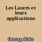 Les Lasers et leurs applications