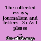 The collected essays, journalism and letters : 3 : As I please : 1943-1945