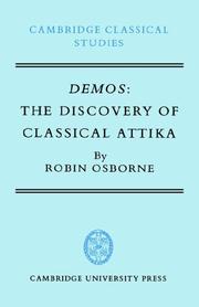 Demos : the discovery of classical Attika