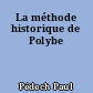 La méthode historique de Polybe